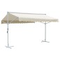 vidaXL Toldo independiente 4x3 m color crema vidaXL Toldo independiente 4x3 m color crema