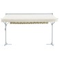vidaXL Toldo independiente 4x3 m color crema vidaXL Toldo independiente 4x3 m color crema