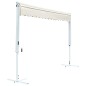 vidaXL Toldo independiente 4x3 m color crema vidaXL Toldo independiente 4x3 m color crema