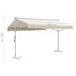 vidaXL Toldo independiente 4x3 m color crema vidaXL Toldo independiente 4x3 m color crema