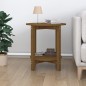 vidaXL Mesa de centro de madera maciza de pino marrón miel Ø55x60 cm vidaXL Mesa de centro de madera maciza de pino marrón miel Ø55x60 cm