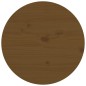 vidaXL Mesa de centro de madera maciza de pino marrón miel Ø55x60 cm vidaXL Mesa de centro de madera maciza de pino marrón miel Ø55x60 cm