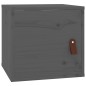 vidaXL Armarios de pared 2 uds madera maciza pino gris 31,5x30x30 cm vidaXL Armarios de pared 2 uds madera maciza pino gris 31,5x30x30 cm
