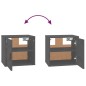 vidaXL Armarios de pared 2 uds madera maciza pino gris 31,5x30x30 cm vidaXL Armarios de pared 2 uds madera maciza pino gris 31,5x30x30 cm