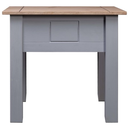 vidaXL Mesita de noche madera pino estilo Panamá gris 50,5x50,5x52,5cm