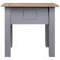 vidaXL Mesita de noche madera pino estilo Panamá gris 50,5x50,5x52,5cm