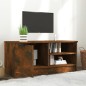 vidaXL Mueble para TV madera contrachapada roble ahumado 80x35x36,5 cm vidaXL Mueble para TV madera contrachapada roble ahumado 80x35x36,5 cm
