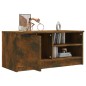 vidaXL Mueble para TV madera contrachapada roble ahumado 80x35x36,5 cm vidaXL Mueble para TV madera contrachapada roble ahumado 80x35x36,5 cm