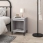 vidaXL Mesita de noche gris Sonoma 40x35x50 cm vidaXL Mesita de noche gris Sonoma 40x35x50 cm