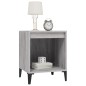 vidaXL Mesita de noche gris Sonoma 40x35x50 cm vidaXL Mesita de noche gris Sonoma 40x35x50 cm