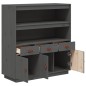 vidaXL Aparador alto madera maciza de pino gris 100x40x108,5 cm vidaXL Aparador alto madera maciza de pino gris 100x40x108,5 cm