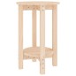 vidaXL Mesa de centro de madera maciza de pino Ø40x60 cm
