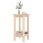 vidaXL Mesa de centro de madera maciza de pino Ø40x60 cm