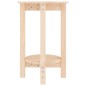 vidaXL Mesa de centro de madera maciza de pino Ø40x60 cm