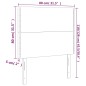 vidaXL Cabeceros 2 unidades cuero sintético capuchino 80x5x78/88 cm vidaXL Cabeceros 2 unidades cuero sintético capuchino 80x5x78/88 cm