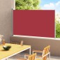 vidaXL Toldo lateral retráctil de jardín rojo 180x300 cm vidaXL Toldo lateral retráctil de jardín rojo 180x300 cm