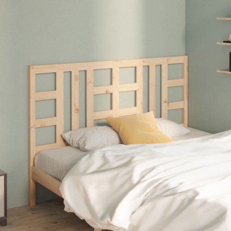 vidaXL Cabecero de cama madera maciza de pino 166x4x100 cm