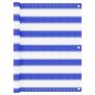 vidaXL Toldo para balcón HDPE azul y blanco 75x400 cm vidaXL Toldo para balcón HDPE azul y blanco 75x400 cm