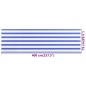 vidaXL Toldo para balcón HDPE azul y blanco 75x400 cm vidaXL Toldo para balcón HDPE azul y blanco 75x400 cm