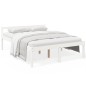vidaXL Cama para personas mayores madera maciza de pino 150x200 cm vidaXL Cama para personas mayores madera maciza de pino 150x200 cm