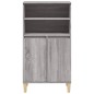 vidaXL Aparador alto de madera contrachapada gris Sonoma 60x36x110 cm vidaXL Aparador alto de madera contrachapada gris Sonoma 60x36x110 cm