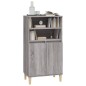 vidaXL Aparador alto de madera contrachapada gris Sonoma 60x36x110 cm vidaXL Aparador alto de madera contrachapada gris Sonoma 60x36x110 cm