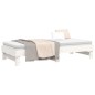 vidaXL Sofá cama extraíble madera maciza de pino blanco 2x(80x200) cm vidaXL Sofá cama extraíble madera maciza de pino blanco 2x(80x200) cm