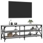 vidaXL Mueble para TV madera contrachapada gris Sonoma 140x40x50 cm