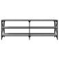 vidaXL Mueble para TV madera contrachapada gris Sonoma 140x40x50 cm