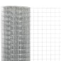 vidaXL Malla de alambre de acero galvanizado plateada 10x0,5 m vidaXL Malla de alambre de acero galvanizado plateada 10x0,5 m