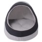 vidaXL Cama cubo para gatos tamaño M gris y negra vidaXL Cama cubo para gatos tamaño M gris y negra