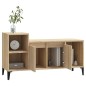 vidaXL Mueble para TV madera contrachapada roble Sonoma 100x35x55 cm vidaXL Mueble para TV madera contrachapada roble Sonoma 100x35x55 cm