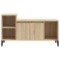 vidaXL Mueble para TV madera contrachapada roble Sonoma 100x35x55 cm vidaXL Mueble para TV madera contrachapada roble Sonoma 100x35x55 cm