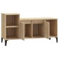 vidaXL Mueble para TV madera contrachapada roble Sonoma 100x35x55 cm vidaXL Mueble para TV madera contrachapada roble Sonoma 100x35x55 cm