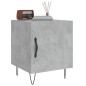 vidaXL Mesitas noche 2 uds madera ingeniería gris hormigón 40x40x50 cm vidaXL Mesitas noche 2 uds madera ingeniería gris hormigón 40x40x50 cm