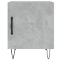 vidaXL Mesitas noche 2 uds madera ingeniería gris hormigón 40x40x50 cm vidaXL Mesitas noche 2 uds madera ingeniería gris hormigón 40x40x50 cm