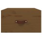 vidaXL Mesita de noche de pared 2 uds marrón miel 40x29,5x22 cm vidaXL Mesita de noche de pared 2 uds marrón miel 40x29,5x22 cm