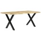 vidaXL Mesa de comedor de madera maciza de mango 180x90x76 cm vidaXL Mesa de comedor de madera maciza de mango 180x90x76 cm