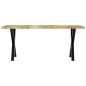 vidaXL Mesa de comedor de madera maciza de mango 180x90x76 cm vidaXL Mesa de comedor de madera maciza de mango 180x90x76 cm