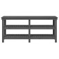 vidaXL Banco de trabajo de madera maciza de pino gris 181x50x80 cm vidaXL Banco de trabajo de madera maciza de pino gris 181x50x80 cm