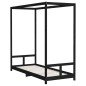 vidaXL Estructura de cama para niños madera de pino negro 80x200 cm vidaXL Estructura de cama para niños madera de pino negro 80x200 cm