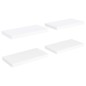 vidaXL Estantes flotantes de pared 4 uds blanco MDF 50x23x3,8 cm vidaXL Estantes flotantes de pared 4 uds blanco MDF 50x23x3,8 cm