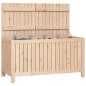 vidaXL Caja de almacenaje jardín madera maciza de pino 121x55x64 cm vidaXL Caja de almacenaje jardín madera maciza de pino 121x55x64 cm