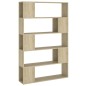vidaXL Librería separador contrachapada roble Sonoma 100x24x155 cm vidaXL Librería separador contrachapada roble Sonoma 100x24x155 cm