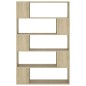 vidaXL Librería separador contrachapada roble Sonoma 100x24x155 cm vidaXL Librería separador contrachapada roble Sonoma 100x24x155 cm