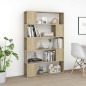 vidaXL Librería separador contrachapada roble Sonoma 100x24x155 cm vidaXL Librería separador contrachapada roble Sonoma 100x24x155 cm