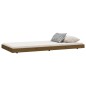 vidaXL Estructura de cama madera maciza de pino marrón miel 75x190 cm vidaXL Estructura de cama madera maciza de pino marrón miel 75x190 cm