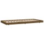 vidaXL Estructura de cama madera maciza de pino marrón miel 75x190 cm vidaXL Estructura de cama madera maciza de pino marrón miel 75x190 cm