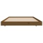vidaXL Estructura de cama madera maciza de pino marrón miel 75x190 cm vidaXL Estructura de cama madera maciza de pino marrón miel 75x190 cm