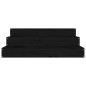 vidaXL Jardinera de madera maciza de pino negro 78x78x27 cm vidaXL Jardinera de madera maciza de pino negro 78x78x27 cm